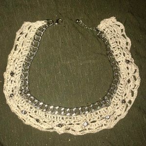 ✨Crochet Chain Choker with Rhinestones✨